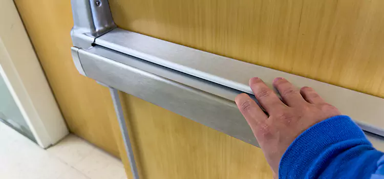 Installing a Push Bar on a Door West Chester